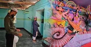 পঞ্চগড়ে মসজিদ-মন্দিরে সম্প্রীতির বন্ধন, একই মাঠে চলছে নামাজ-পূজা